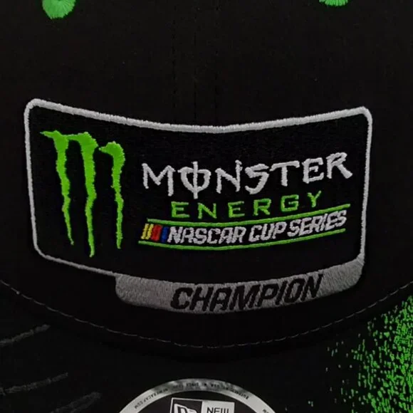 New Era Monster Energy Nascar Champion 2018 Autographed Joey Logano Hat NWT - Picture 6 of 12